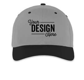 Richardson Pro Twill Snapback Hat - Color: Grey / Black