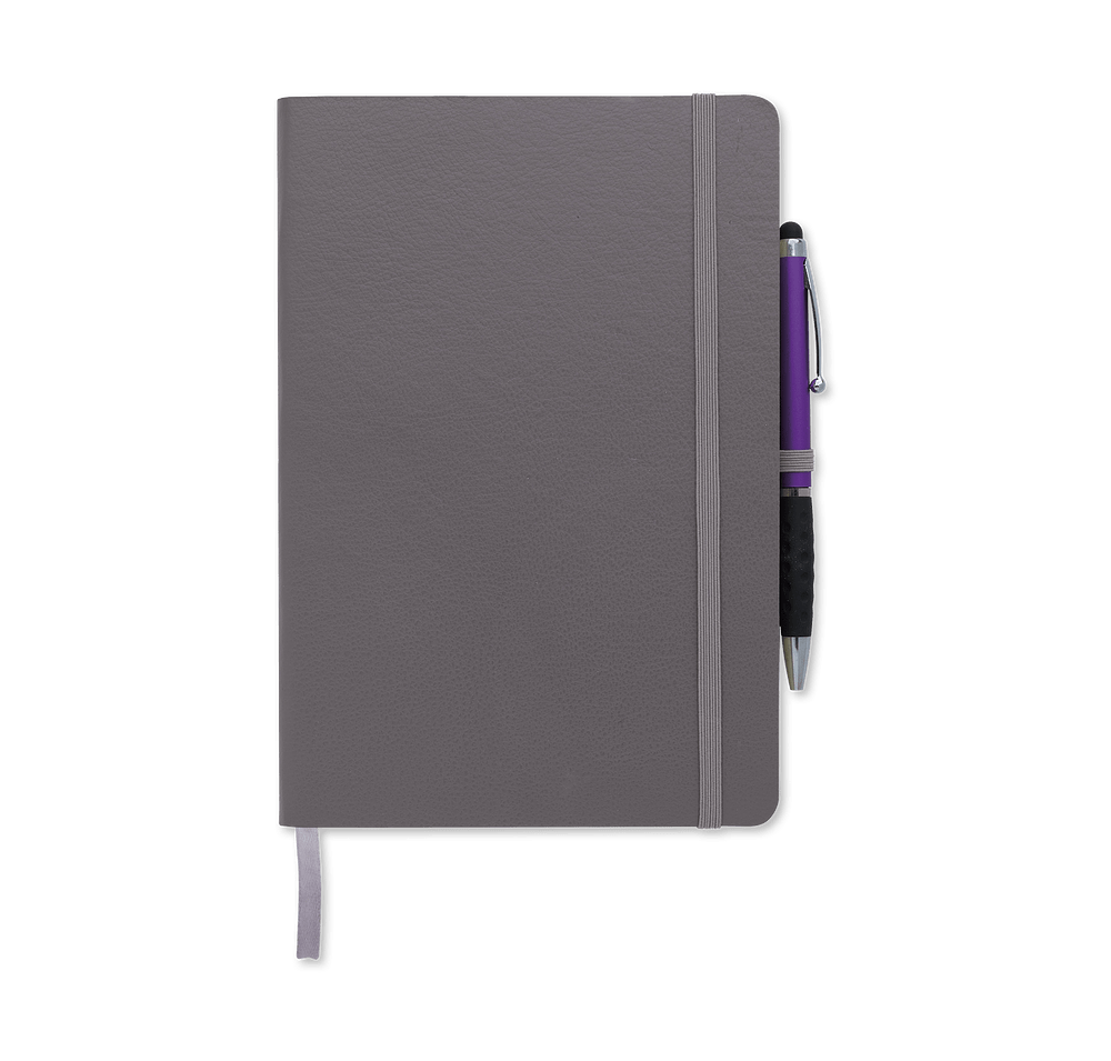 Classic Textured Leatherette Notebook-default