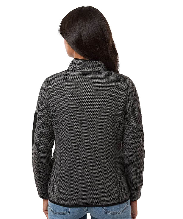 North End Women's Jasper Recycled Fleece Jacket - Printed
