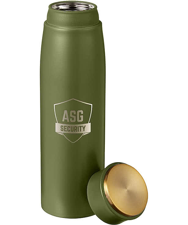 17 oz. Silhouette Insulated Stainless Steel Water Bottle with Golden Top