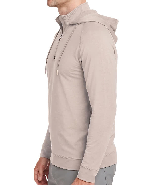 Swannies Vandyke Hooded Performance Quarter Zip Pullover