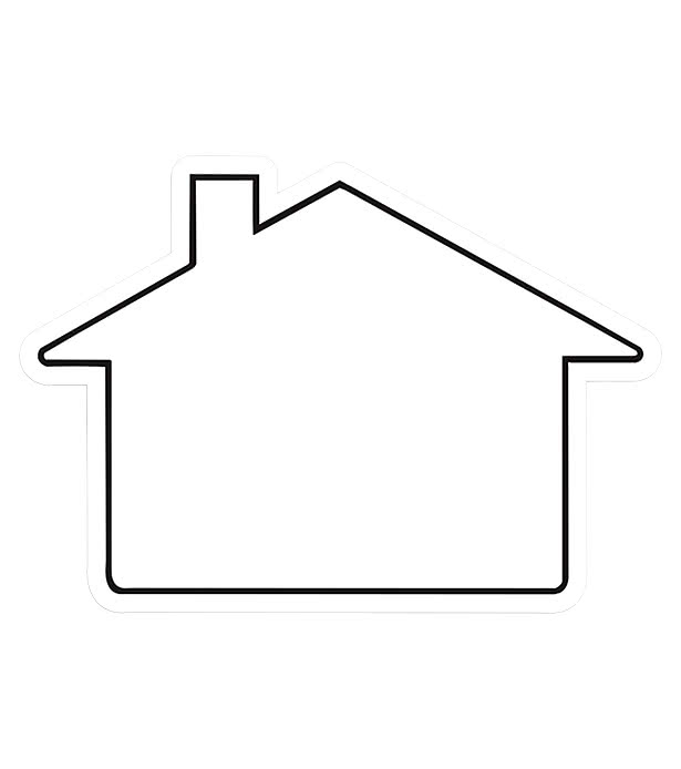 Large House Magnet