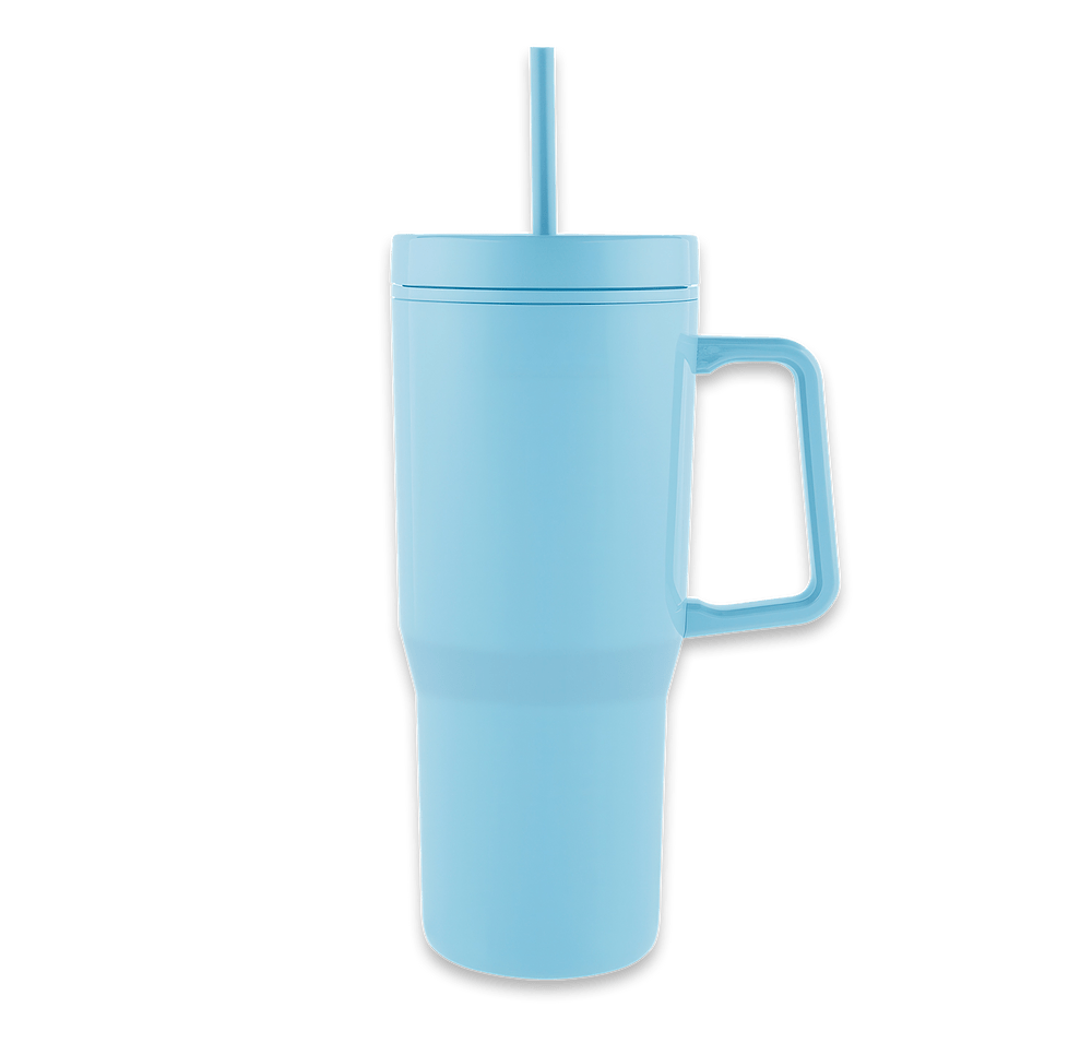 28 oz. Intrepid Recycled Tumbler with Straw-default