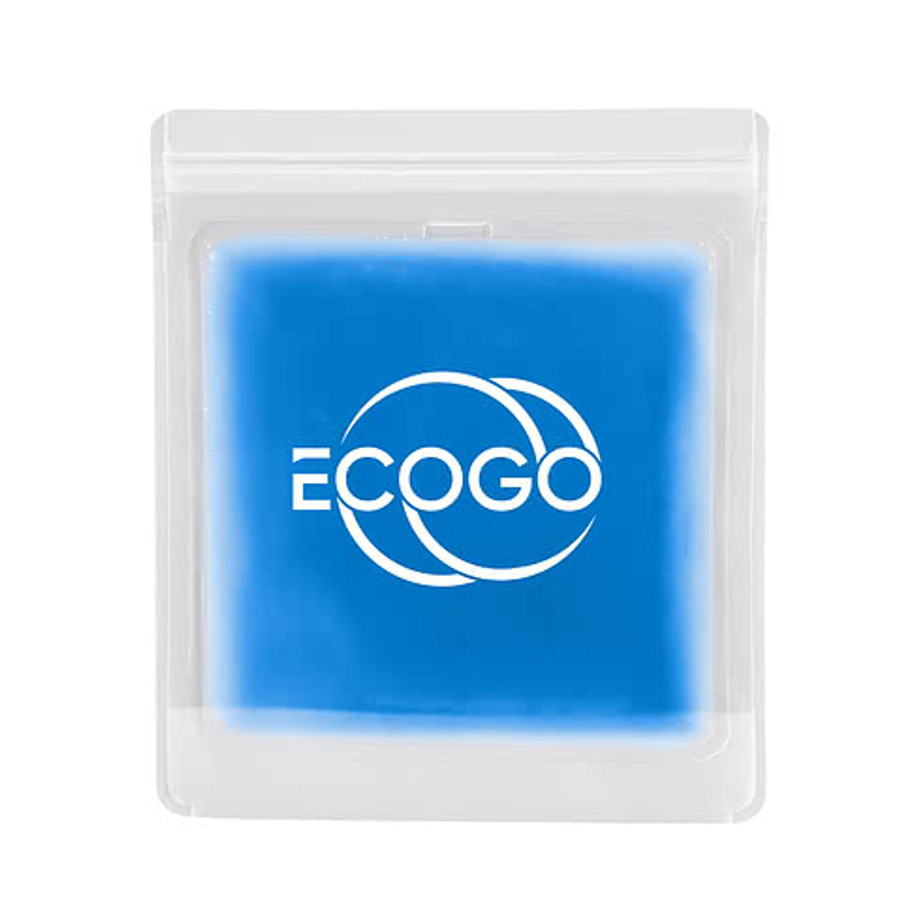 Reusable Cold Storage Bag in CLEAR WITH RED
