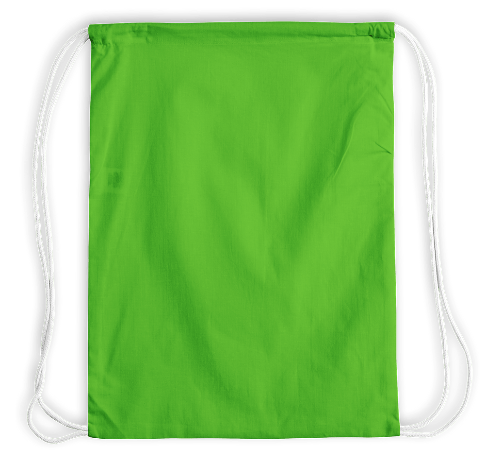 Lightweight 100% Cotton Drawstring Bag-default