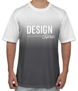Badger Ombre Performance Shirt - Color: Graphite Ombre