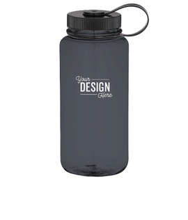 30 oz. Hardy Tritan Water Bottle - Color: Translucent Black