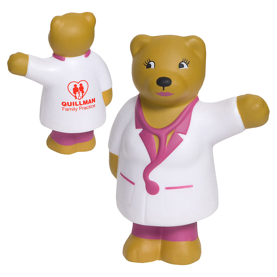Female Medical Bear Stress Reliever