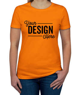 Next Level Women's Slim Fit Jersey T-shirt - Color: Orange