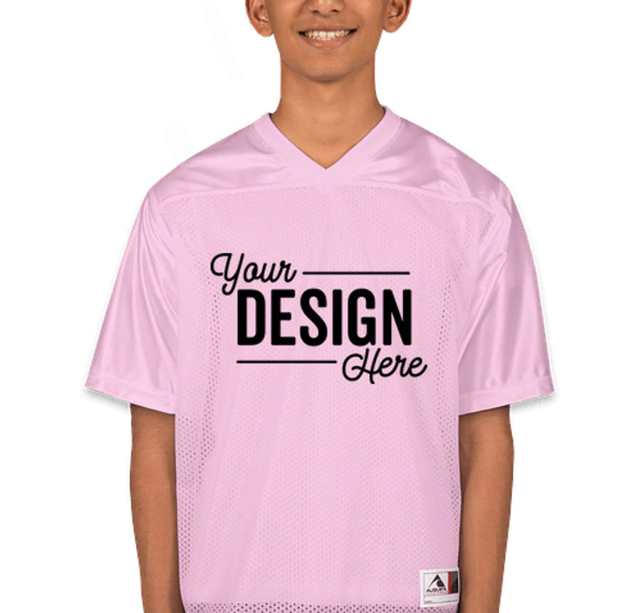 Augusta Youth Replica Football Jersey in Light Pink