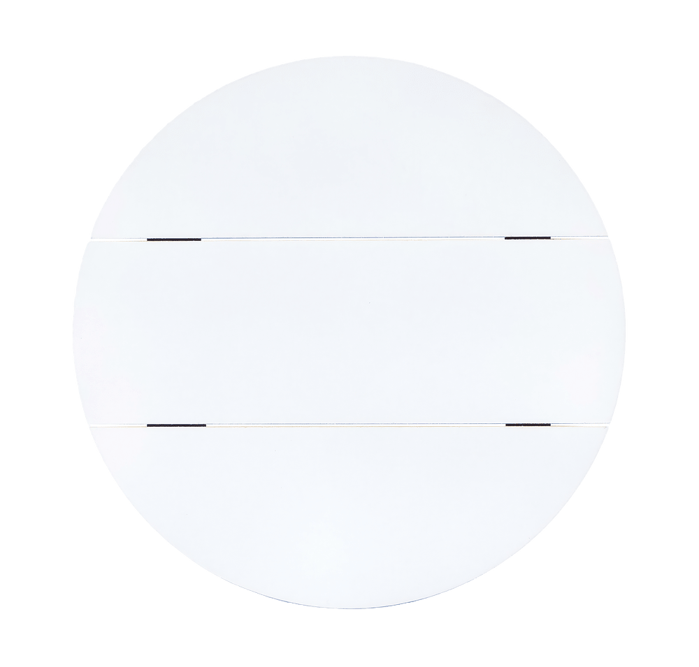 Full Color 12" Round Slatted Wood Wall Print-default