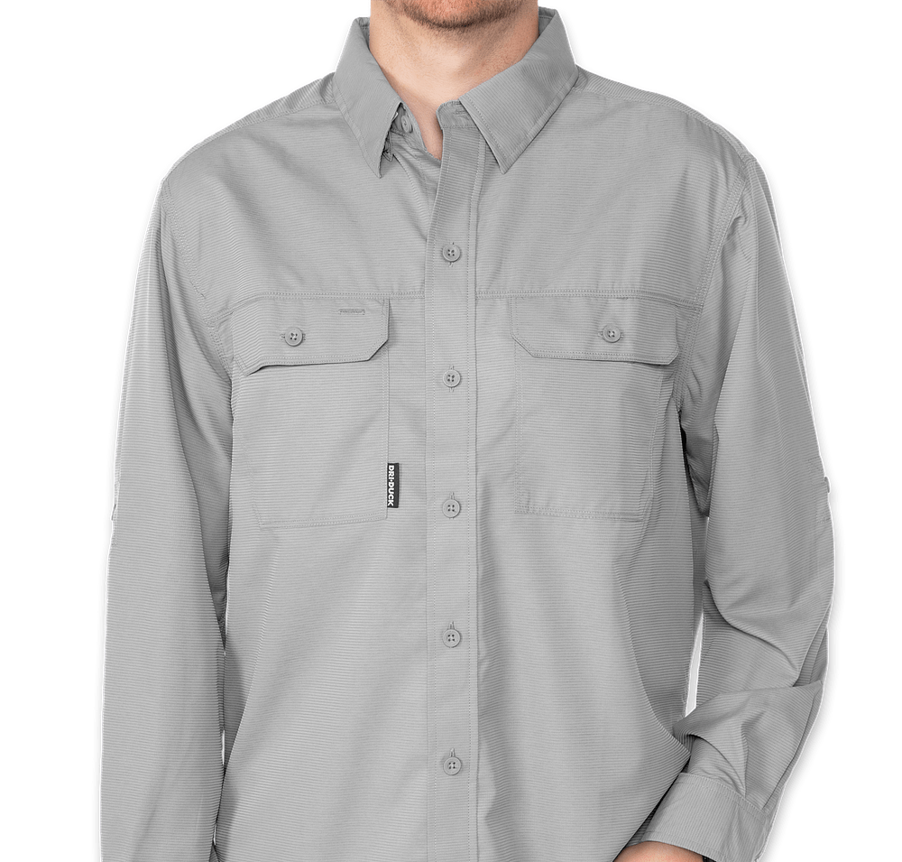 Dri Duck Crossroad Woven Long Sleeve Shirt-default