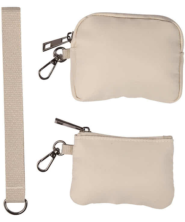 Daybreak Recycled Dual Pouch Lanyard