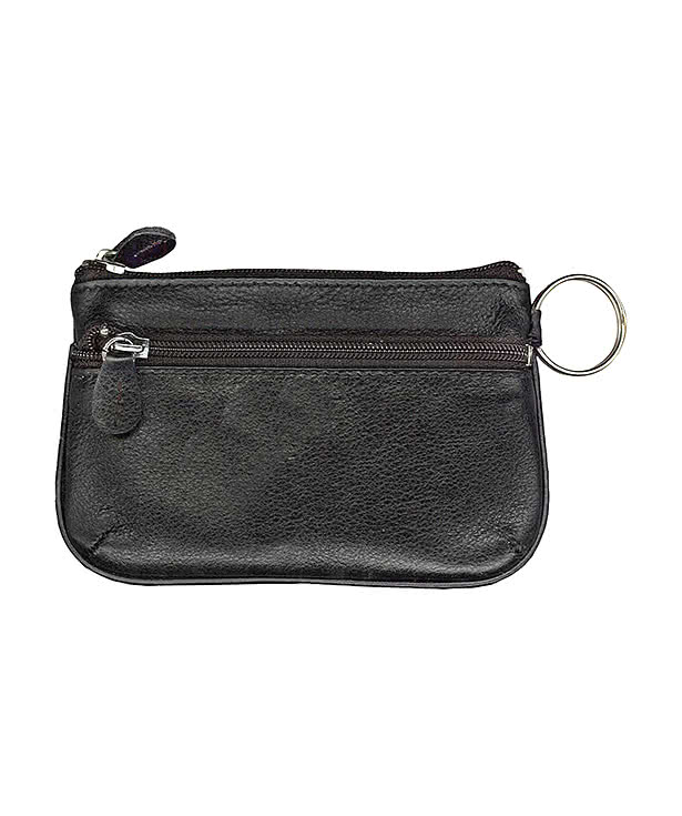 Debossed Andrew Philips Coin Case & ID Holder Wallet