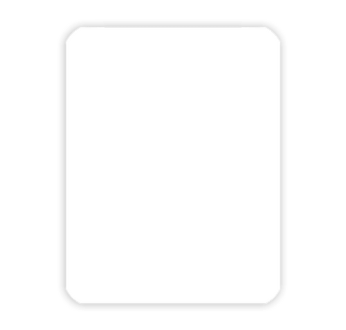Full Color 8.5" x 11" Round Corner Refrigerator Magnet in White
