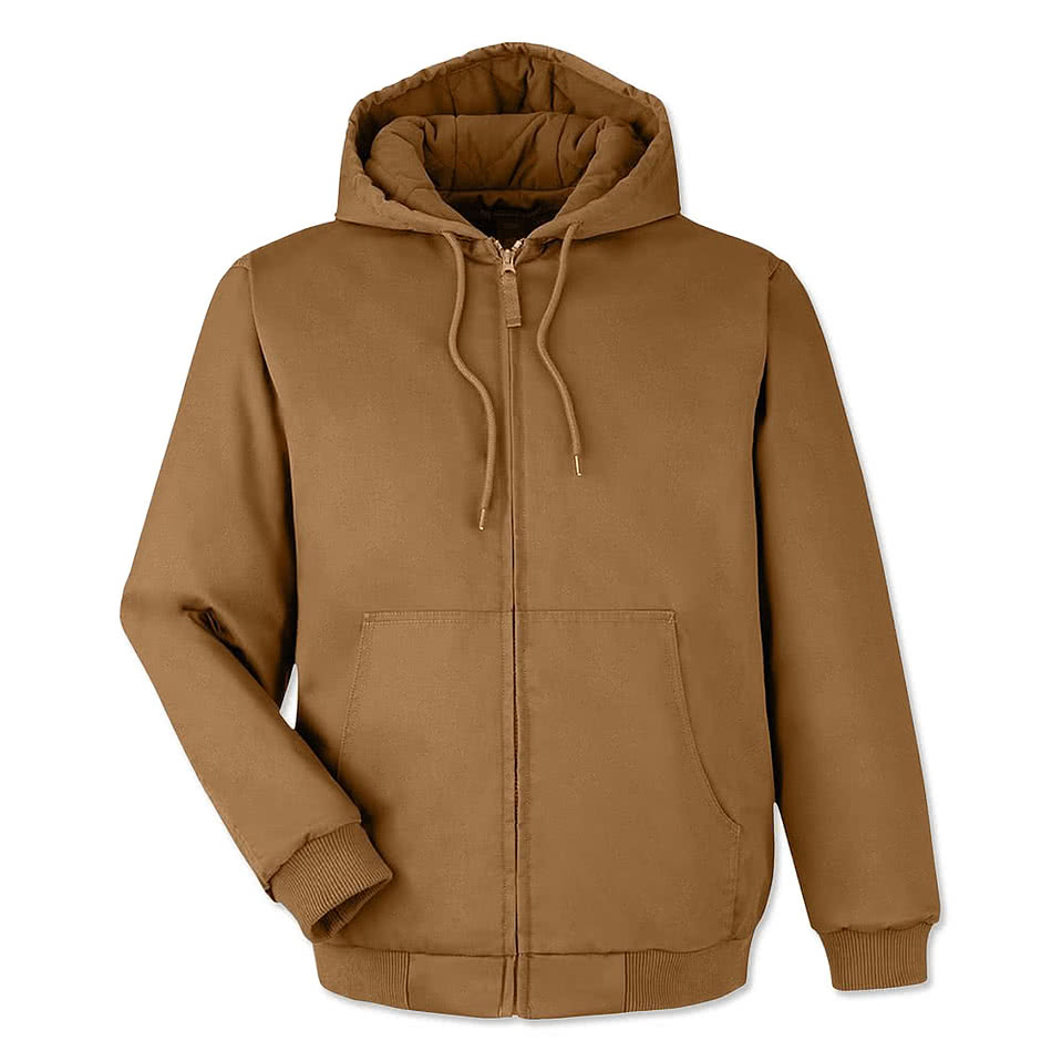 Harriton ClimaBloc® Heavyweight Hooded Insulated Jacket - Printed