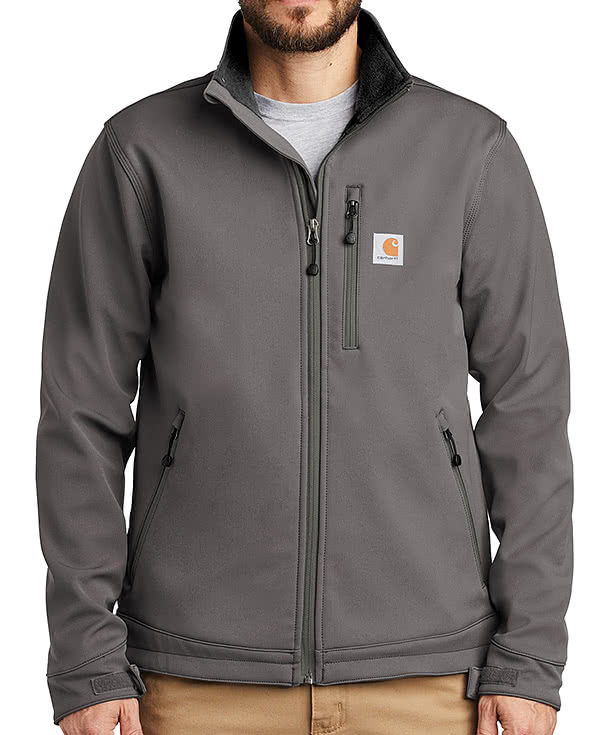 Carhartt Men's Gray Water-Repellent Crowley online Soft Shell Performance Jacket Size L