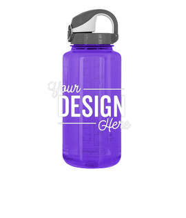 32 oz. Nalgene Tritan On-The-Fly Water Bottle - Color: Just Purple / Grey