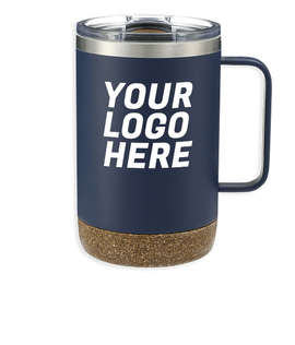 14 oz. Valhalla Copper Vacuum Insulated Camper Mug - Color: Navy