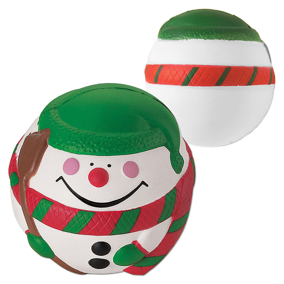 Snowman Ball Stress Reliever