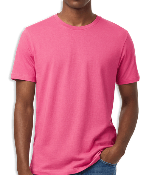 Tultex Combed 100% Cotton T-shirt in Charity Pink