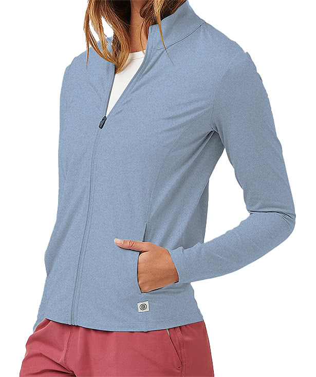 Greatness Wins Women's Core Tech Recycled Full Zip Sweatshirt