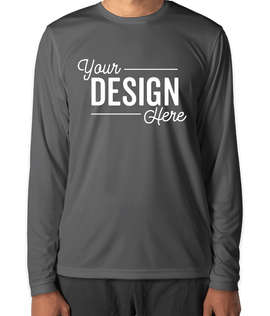 Clique by Cutter & Buck Spin Eco UPF 50 Long Sleeve Performance Shirt - Color: Pure Slate