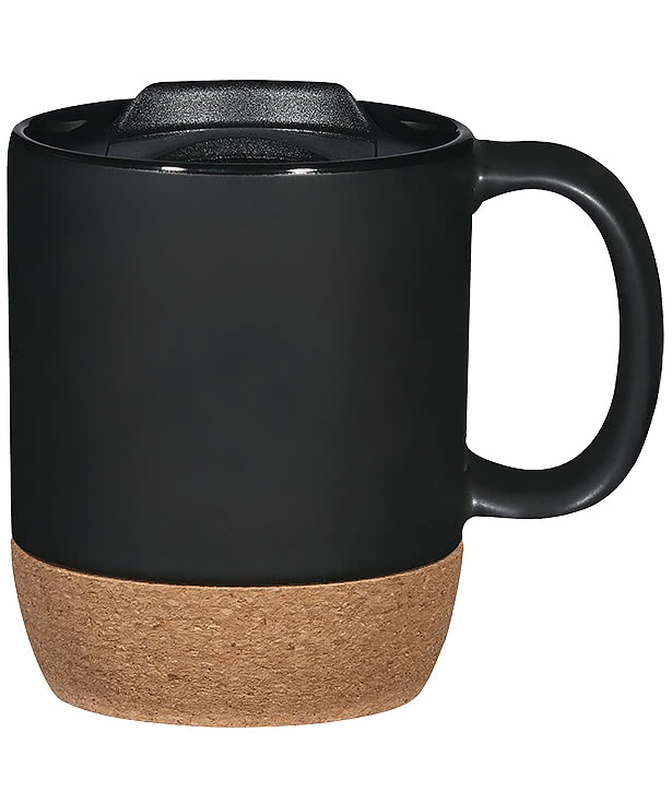 14 oz. Ceramic Cork Base Mug