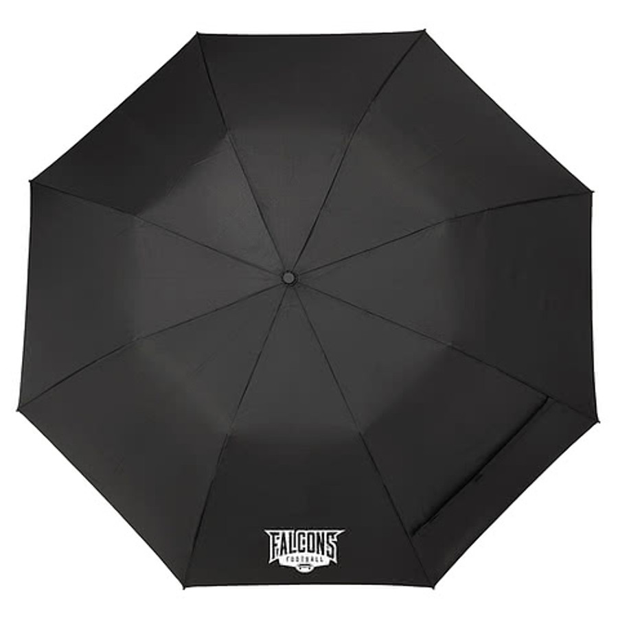 58" Recycled Auto Open Folding Golf Umbrella in Black