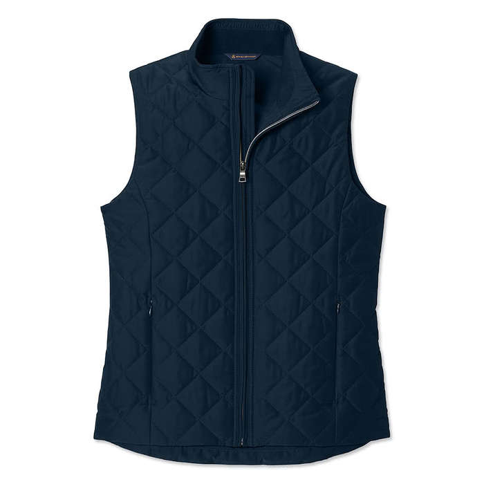Custom Brooks Brothers Women's Diamond Quilt Insulated Vest