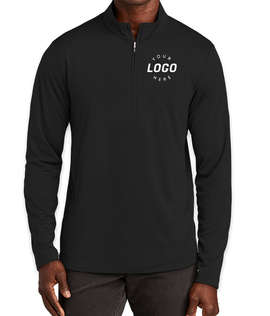 TravisMathew Coto Performance Quarter Zip Shirt - Color: Black