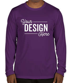 Canada - Team 365 Zone Long Sleeve Performance Shirt - Color: Sport Purple