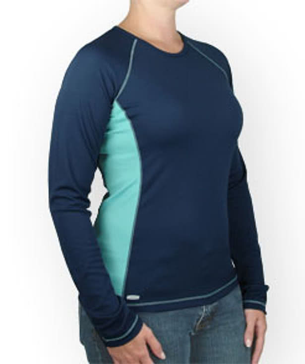 Alo Ladies Long Sleeve Color Block T