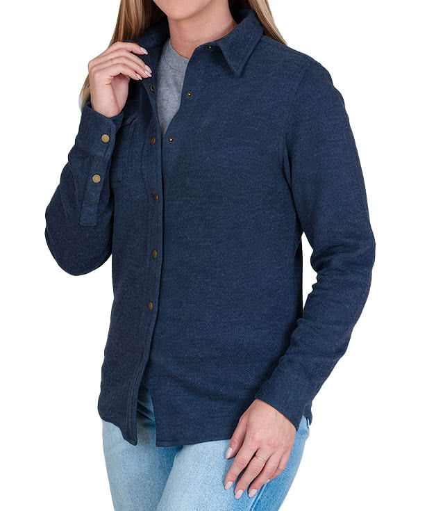 Fossa Apparel Women's Hermitage Pocket Long Sleeve Overshirt