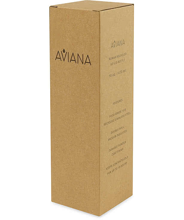 16 oz. Aviana Rowan Recycled Sip Lid Water Bottle