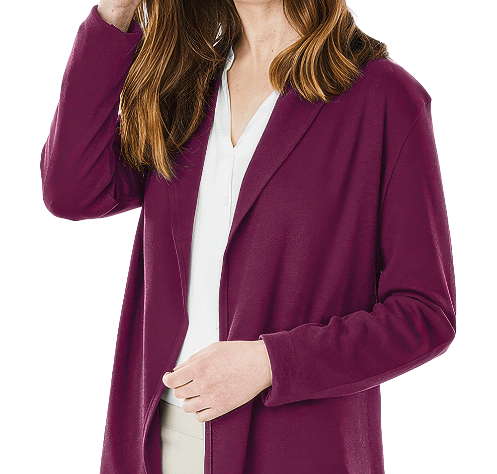 Charles River Women's Supima Cotton Open Cardigan-default