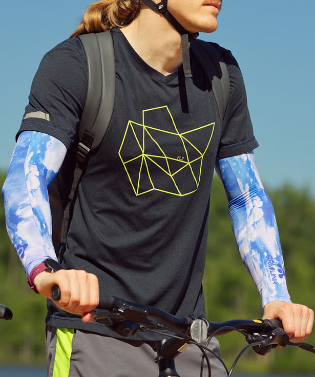 Full Color Large Microfiber Cooling Arm Sleeve