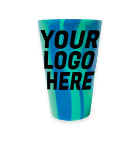 Silipint 16 oz. Straight Up Silicone Pint Glass (Set of 24) - Color: Headwaters