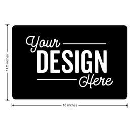 Full Color 18" X 11.5" Car Door Magnet - Color: Black