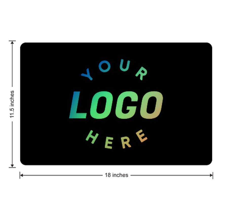 Full Color 18" X 11.5" Car Door Magnet in Black