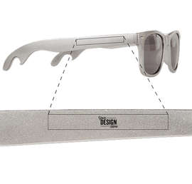 Malibu Bottle Opener Sunglasses - Color: Silver