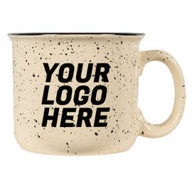 14 oz. Ceramic Camper Mug - Color: Sand
