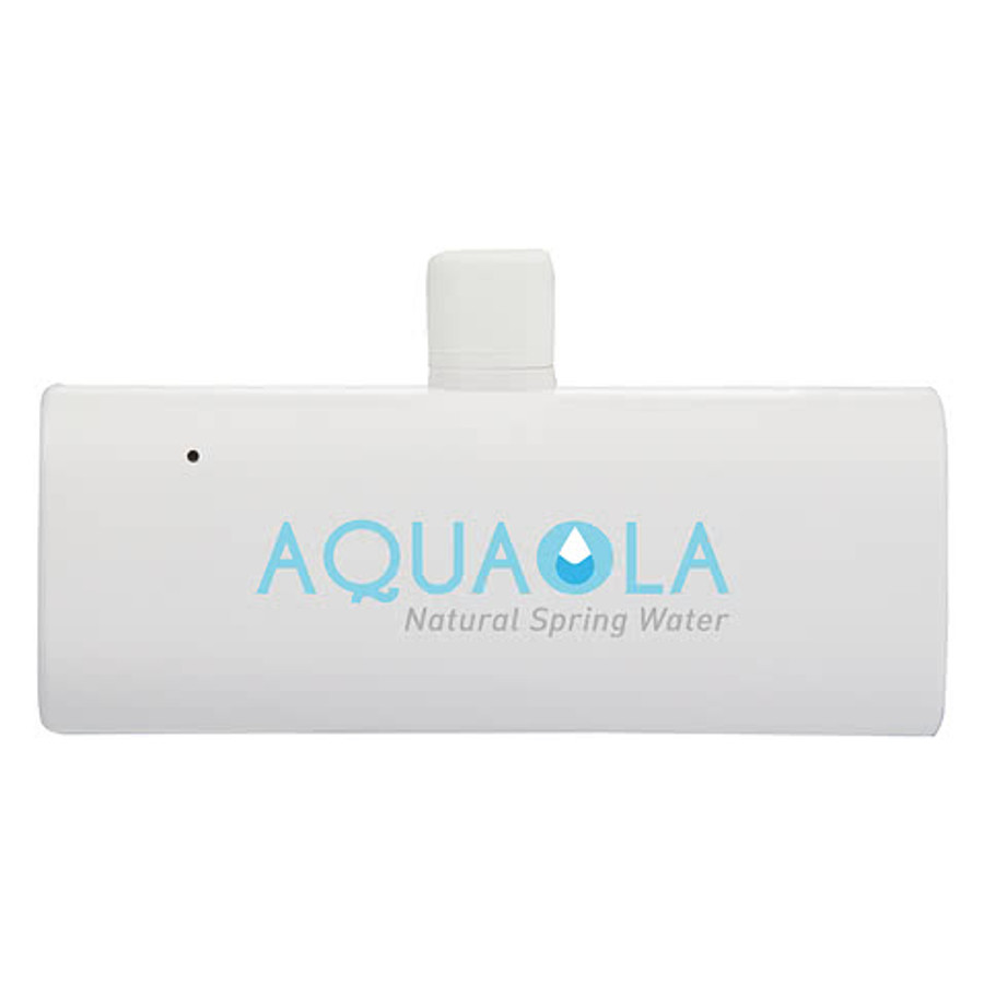 Full Color 2,200 mAh Power Bank with Type-C Tip in White