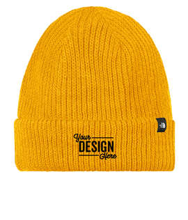 The North Face Circular Rib Beanie - Color: TNF Yellow