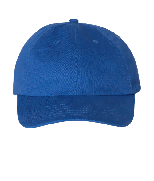 Valucap Six Panel Brushed Twill Baseball Hat in Royal