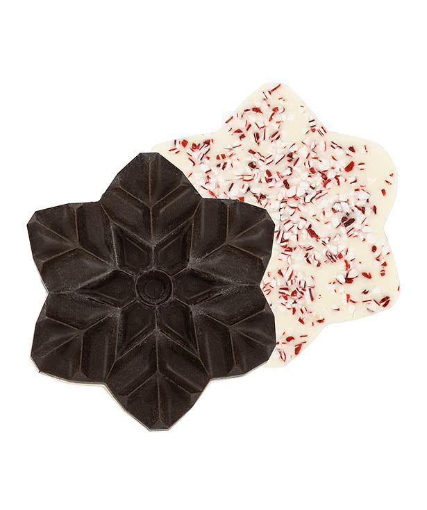 4 oz. Peppermint Bark Snowflake