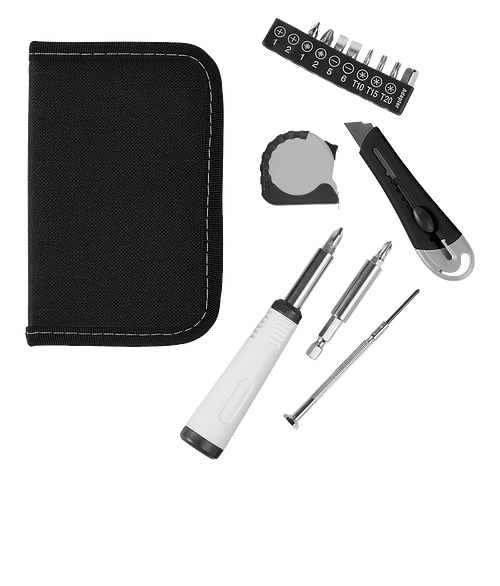 Zip Exec 15 piece Tool Kit in BLACK