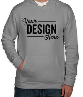 Next Level Blended Pullover Hoodie - Color: Lead Grey