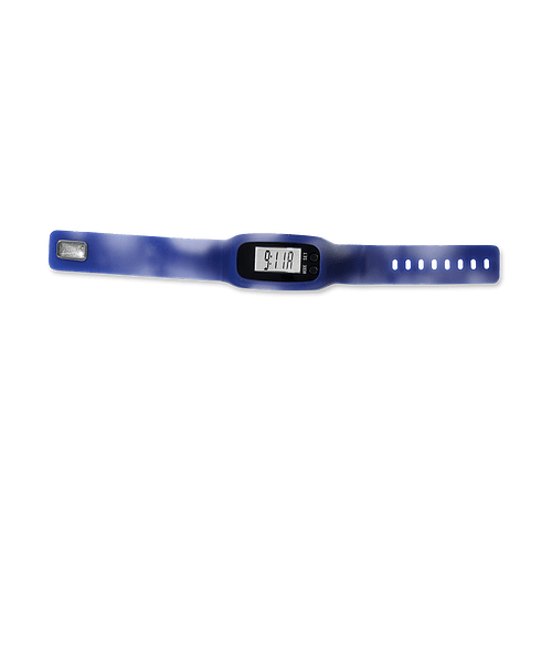 Mood Multifunction Pedometer Watch in Blue To White