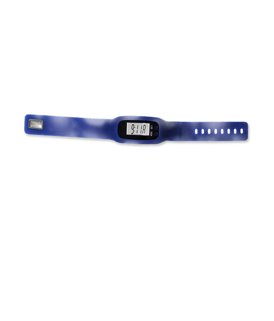 Mood Multifunction Pedometer Watch in Blue To White